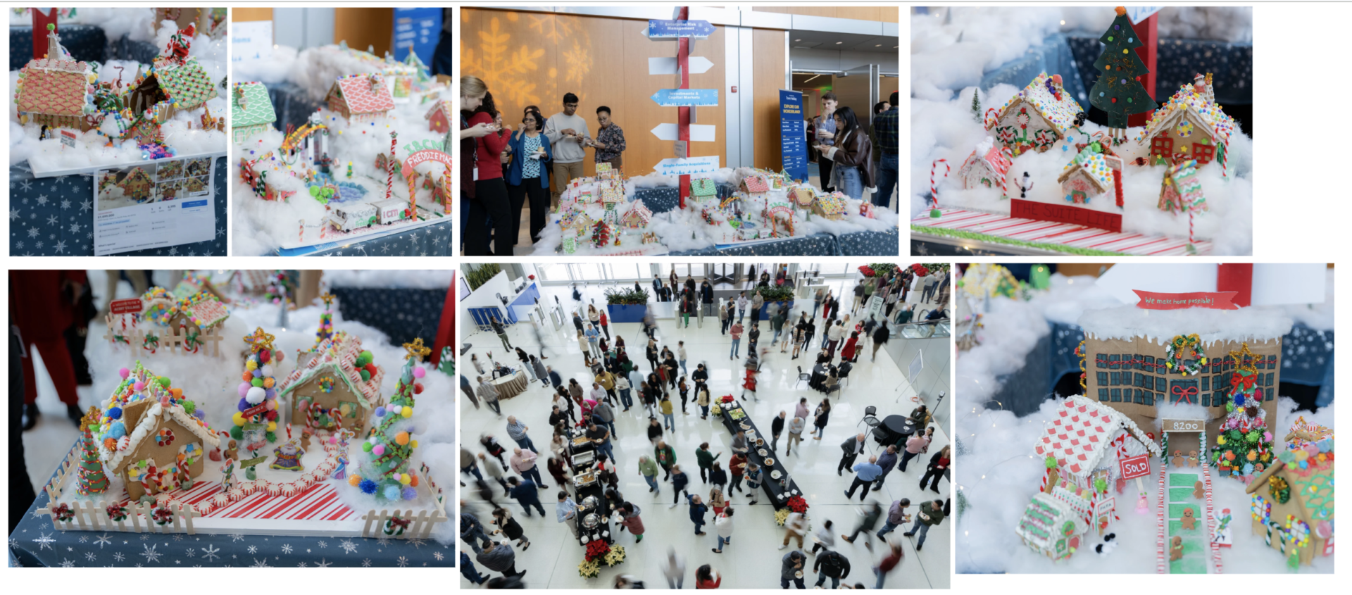 Gingerbread House Displays and Turnout